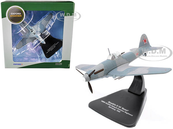 Ilyushin Il-10 Beast War Plane 108th Guards Assault Aviation Regiment Germany (1945) Oxford Aviation Series 1/72 Diecast Mode...