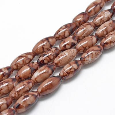 Baking Painted Glass Beads Strands