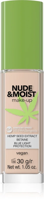 Bell Hypoallergenic light foundation color 01 Light Beige 30 g