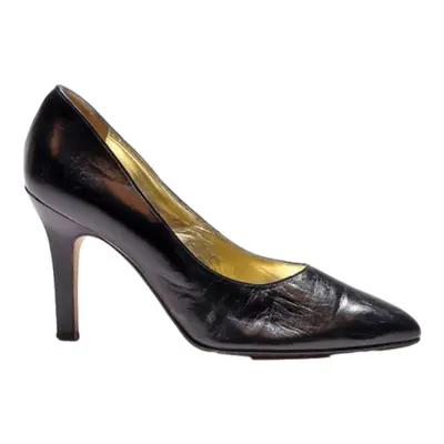 ANTONIO Pump Heels Black Leather Womens UK 5