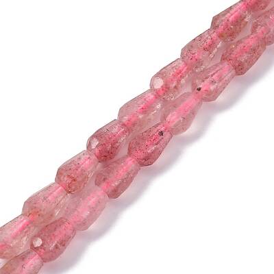 Natural Strawberry Quartz Beads Strands