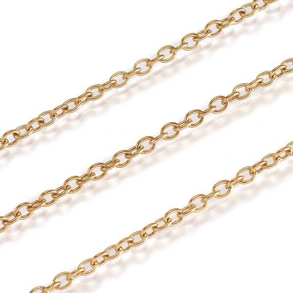 PVD Vacuum Plating 304 Stainless Steel Cable Chains