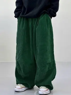 INCERUN Mens Wide Leg Pockets Long Pants Casual Loose Baggy Trousers Bottoms