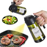 ROCIRLAB 16oz Light-Blocking Tinted Olive Oil Dispenser for Kitchen - Versatile Sprayer & Pourer for Cooking, Air Fryer, Baki...