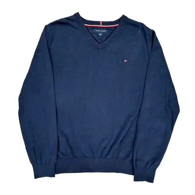 Tommy Hilfiger Jumper - Large Navy Cotton