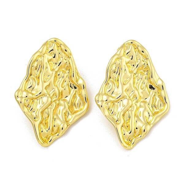 Rack Plating Brass Stud Earrings