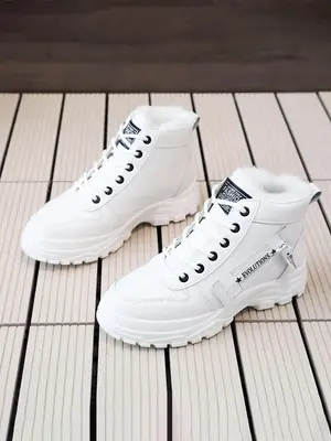 Women's Fashionable Lace up Letter Patch Mid-calf Boots, Warm and Comfortable Casual Sports Snow Boots, Female All-match Lett...
