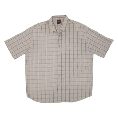 MAMMUT Mens Shirt Brown Check XL