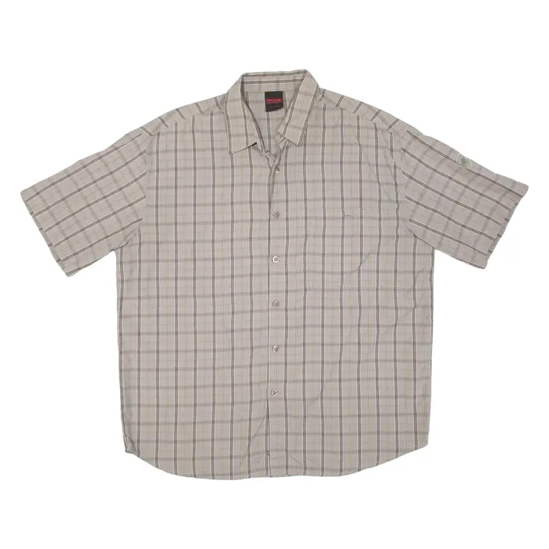 MAMMUT Mens Shirt Brown Check XL
