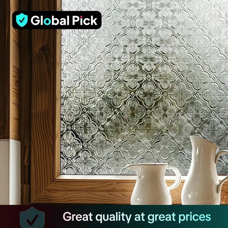Malus Spectabilis Pattern Privacy Sticker, 1 Roll Static Cling Privacy Window Film, Home Decor Sticker for Living Room Bedroo...