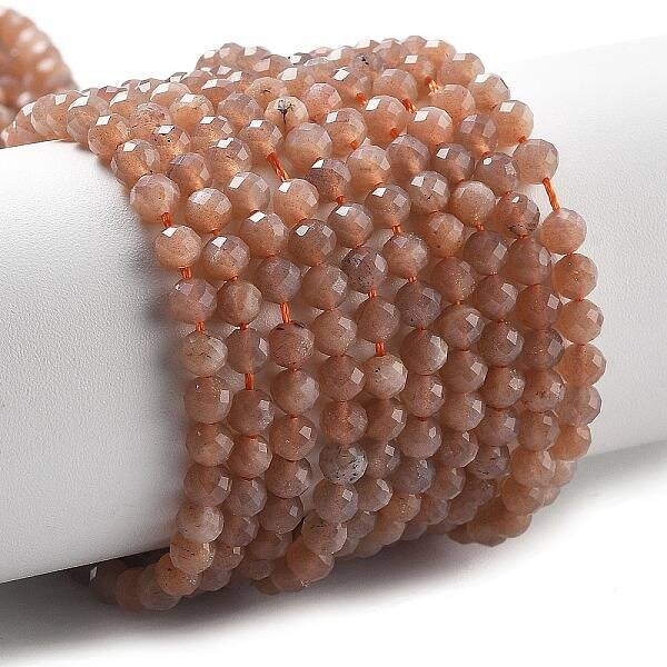 Natural Sunstone Beads Strands