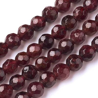 Natural Garnet Beads Strands
