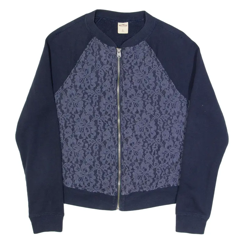HOLLISTER Girls Track Jacket Blue L