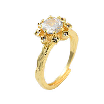 Clear Cubic Zirconia Adjustable Rings
