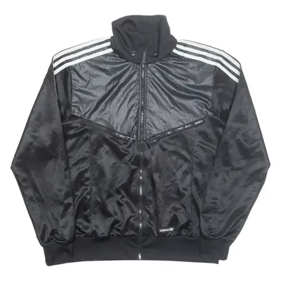 ADIDAS Mens Track Jacket Black L
