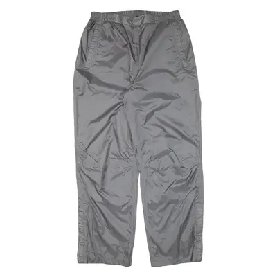 BIG BEAR Mens Rain Trousers Grey Straight L W32 L31