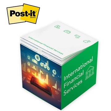 250 Customized Post-it Custom Printed Notes Cube Full Cube - Made ...