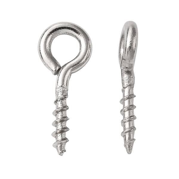 Tarnish Resistant 304 Stainless Steel Screw Eye Pin Peg Bails