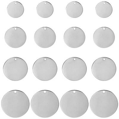 304 Stainless Steel Stamping Blank Tag Charms