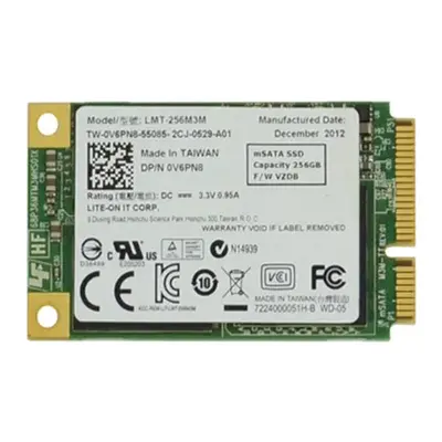 V6PN8 Dell 256GB Multi-Level Cell SATA 6Gb/s mSATA Solid State Drive