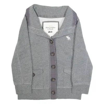 ABERCROMBIE & FITCH Womens Jacket Grey L