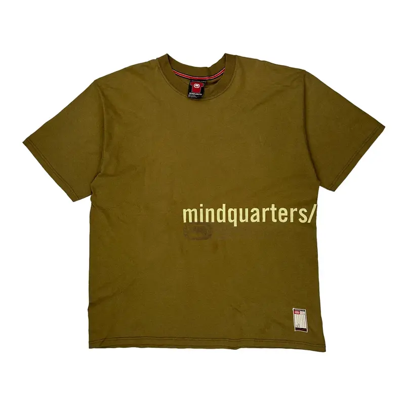 Limited Edition Ecko Unltd Graphic T-Shirt - 2XL Brown Cotton