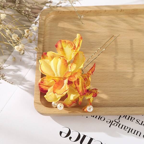 Simulation Flower Hair Forks