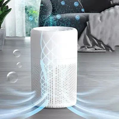 USB Powered Air Purifier, Household Air Purifier for Bedroom, Room Air Purifier Filter for Smoke, Allergies, Pet Dander Odor