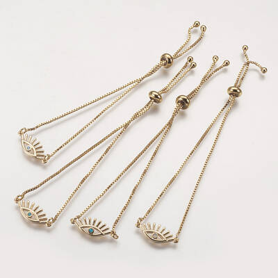Adjustable Brass Bolo Bracelets