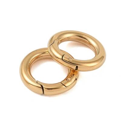 Ion Plating(IP) 316 Stainless Steel Spring Gate Rings