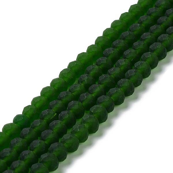 Transparent Glass Beads Strands