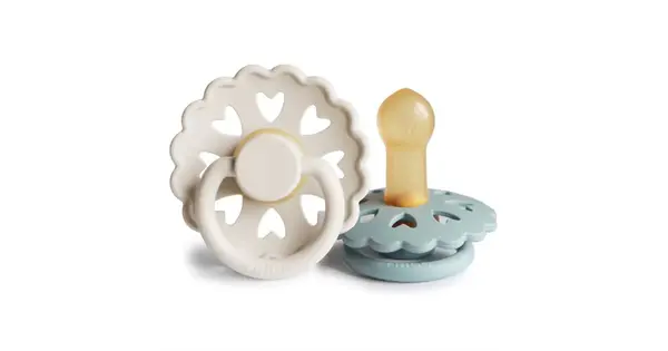 FRIGG Fairytale Size 2:6-18 months pacifier The Ugly Duckling/Ole Lukoie 2 pieces