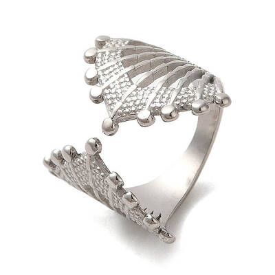 Non-Tarnish 304 Stainless Steel Open Cuff Ring