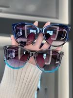 Vintage Ombre Tinted Lens Glasses, Trendy Casual Glasses for Everyday Use, Fashion Eyeglass Accessories for Outdoor Activitie...