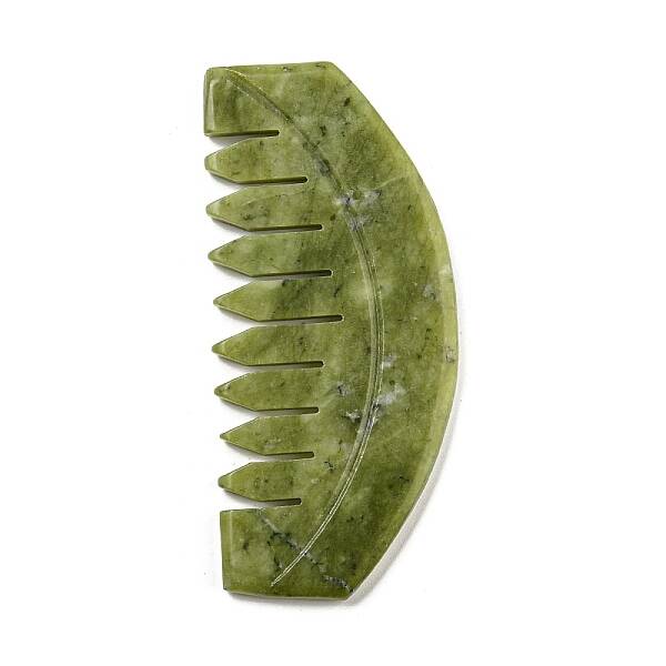 Natural Xiuyan Jade Massage Combs