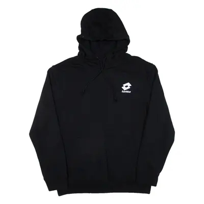 LOTTO Mens Black Hoodie L