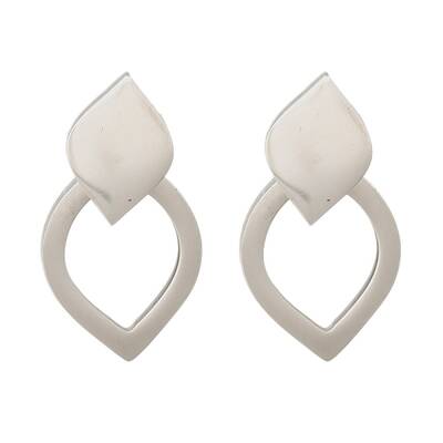 304 Stainless Steel Teardrop Stud Earrings