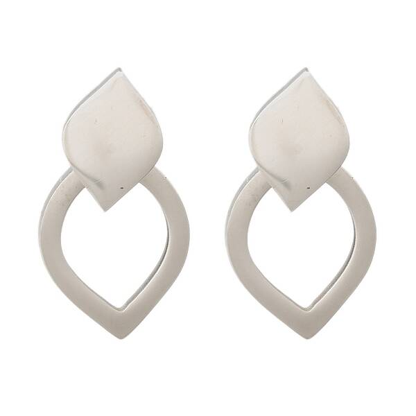 304 Stainless Steel Teardrop Stud Earrings