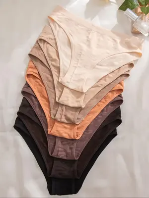 Women's Plain Knicker, Underwear for Women, Soft Comfy Breathable Fit Panty for Daily Wear, Underwear for All Seasons, Summ...