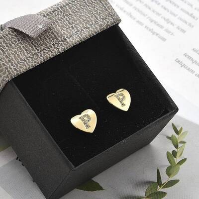 Rack Plating Brass Micro Pave Clear Cubic Zirconia Stud Earrings