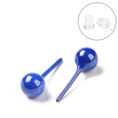 Hypoallergenic Bioceramics Zirconia Ceramic Stud Earrings