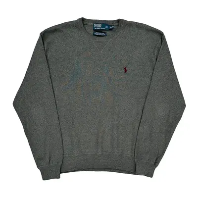 Polo Ralph Lauren Jumper - XL Grey Cotton