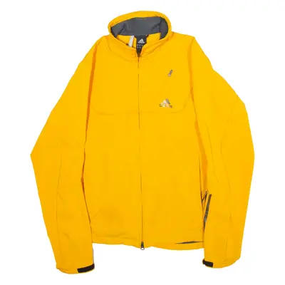 ADIDAS Mens Track Jacket Yellow M