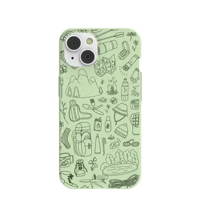 Sage Green Ready to Hike iPhone 14/16e Case