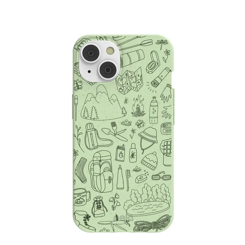 Sage Green Ready to Hike iPhone 14/16e Case