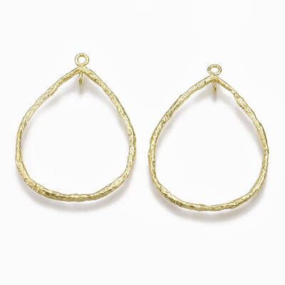 Brass  2-Loop Link Pendants