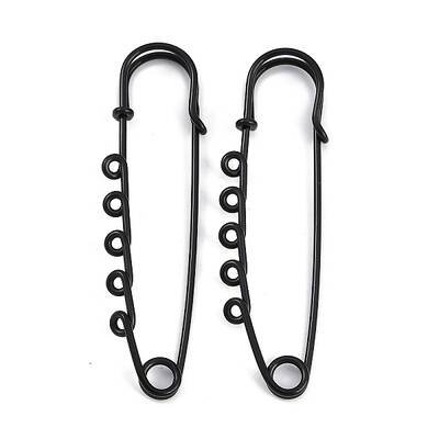 Ion Plating(IP) 304 Stainless Steel Safety Pins Brooch Findings