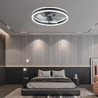 Flush Mount Ceiling Fan with Light, 19.7 Inch Low Profile, 6 Speeds & 3 Color Dimmable LED, Remote & APP Control, Reversible ...