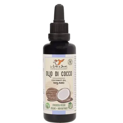 Le erbe di janas Virgin Coconut Oil, 50ml (bottle)
