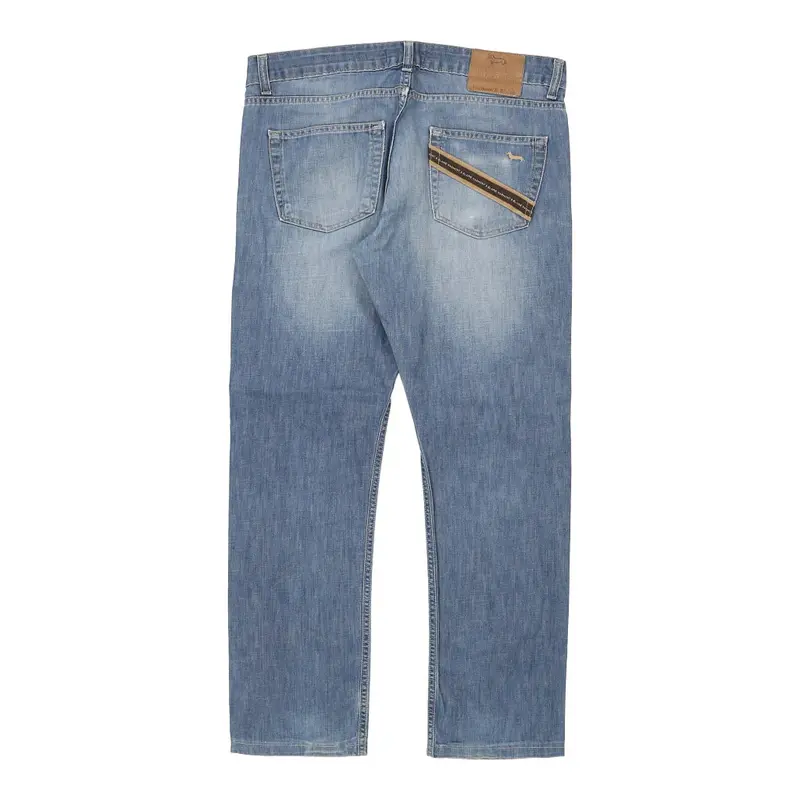 Harmot & Blaine Jeans - 37W 31L Light Wash Cotton